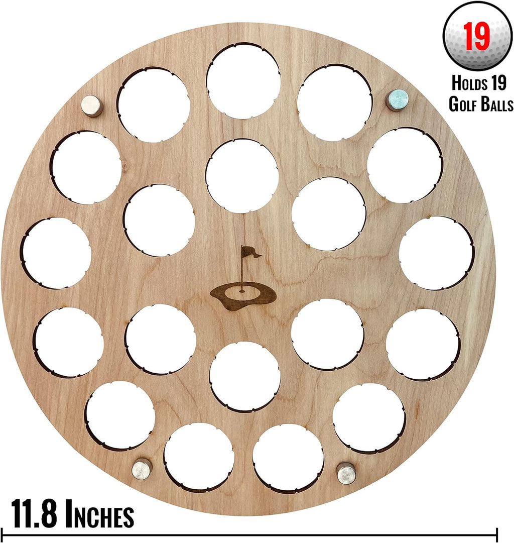 Golf Ball Display Holder Collector’S Case Holds Golf Balls Wall Mount Decor