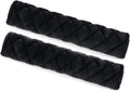 Car Seat Belt Pads Cover, 2 Pack Seat Belt Shoulder Strap Covers Protector to Release Stress to Your Neck and Shoulder for a Safety Driving (Black)